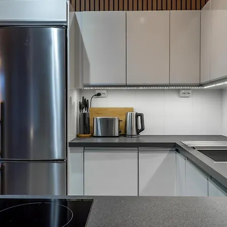 アパート Stylish Rowhouse, Guiet Area Free Wi-fi & Parking ロヴァニエミ